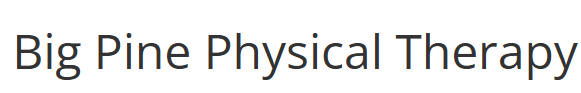 Big Pine Physical Therapy Inc.
