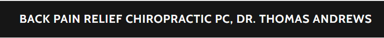 Back Pain Relief Chiropractic
