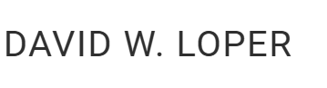 David W. Loper DC