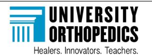 University Orthopedics Physical Therapy