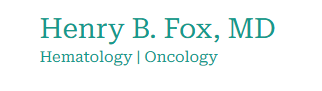 Henry B Fox Md