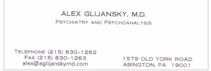 Alex Glijansky MD