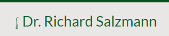 Richard Salzmann DDS