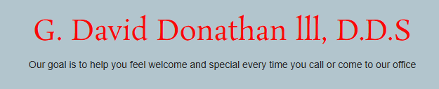 G. David Donathan lll D.D.S