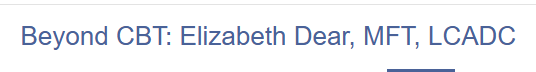 Elizbeth Dear