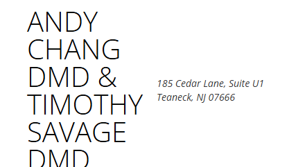 Andy Chang DMD