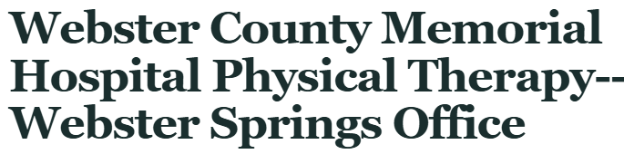 Webster County Memorial Hospital Physical Therapy