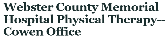 Webster County Memorial Hospital Physical Therapy