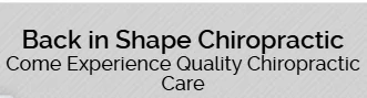 Back In Shape Chiropractic