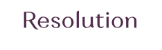 Resolution Fitness