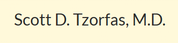 Scott D Tzorfas MD