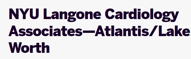 NYU Langone Cardiology Associates