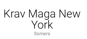 Krav Maga New York