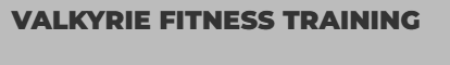 Valkyrie Fitness Training