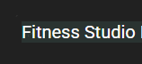 Fitness Studio