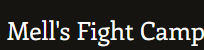 Mell's Boxing