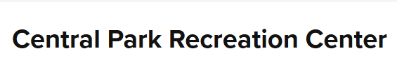 Central Park Recreation Center