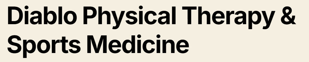 Diablo West Physical Therapy