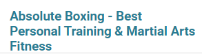 Absolute Boxing Personal Training
