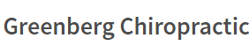 Greenberg Chiropractic