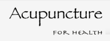 Acupuncture For Health