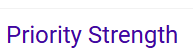 Priority Strength