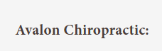 Avalon Chiropractic