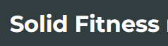 Solid Fitness Training