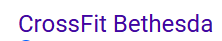 CrossFit Bethesda